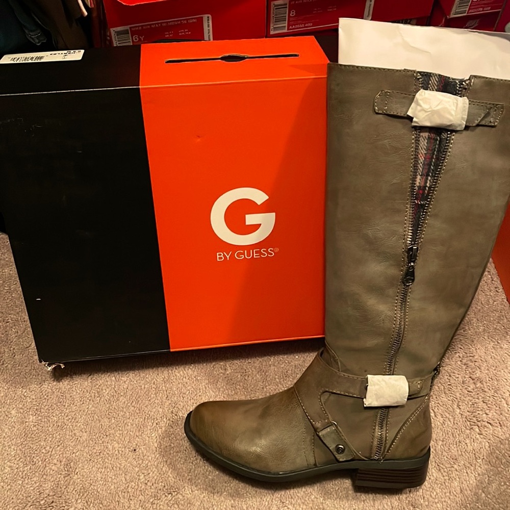 G by Guess Gray Boots Brand New